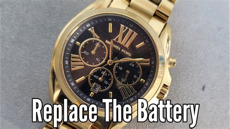 how to change my michael kors watch battery|Michael Kors smartwatch battery replacement.